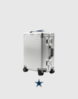 Dallas Cowboys Limited Edition Time Capsule Case side view, sleek design perfect for fans and travelers alike.