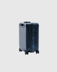The Signature Series S 'Advanced' Navy suitcase, 55cm, TSA-approved, designed for strength and easy travel.